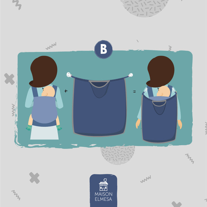 Soft and breathable breastfeeding cover blanket designed for moms and babies, featuring a snug hood for warmth during breastfeeding, naps, or travel. This versatile nursing cover is adjustable for comfort and easy access, and it also doubles as a pushchair blanket for outings