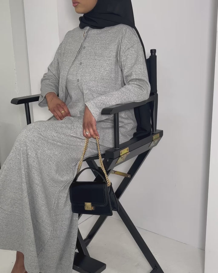 Breastfeeding ASIYAH Set | Grey - UMMI Collection