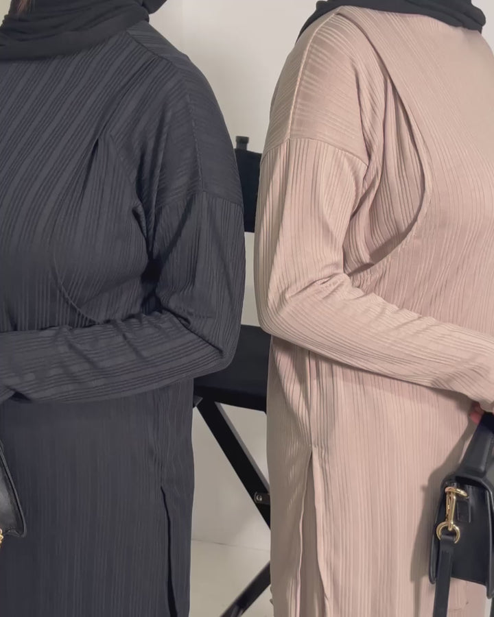 Breastfeeding Co-ord NOOR Set | Black